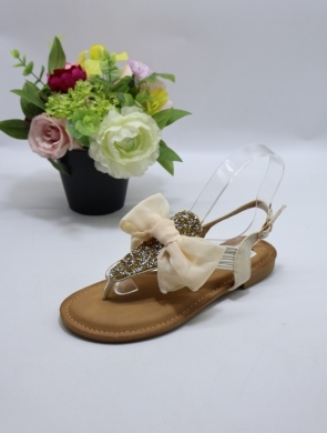 Sandały damskie na płaskim (36-41) ZT105 BEIGE