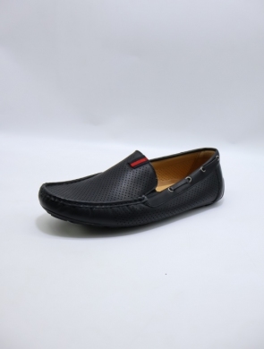 Mokasyny męskie (40-45) H2313-1 BLACK