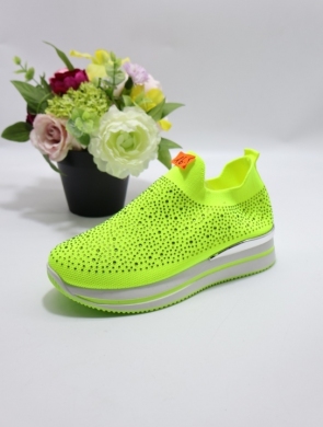 Buty sportowe damskie na płaskim (36-41) LS-660 YELLOW