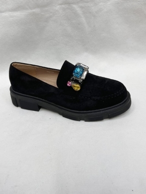 Mokasyny damskie na płaskim (36-41) JH270 BLACK