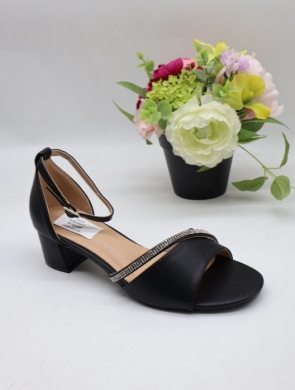 Sandały damskie na obcasie (36-41) 6738 BLACK