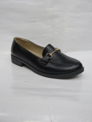 Mokasyny damskie na płaskim (36-41) F1-2 BLACK