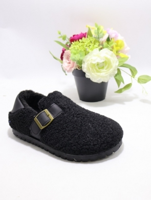 Kapcie damskie ocieplane (36-41) 1953-1 BLACK