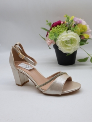 Sandały damskie na obcasie (36-41) 6282 GOLD