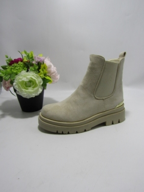 Botki damskie ocieplane na płaskim (36-41) XJ-351 BEIGE
