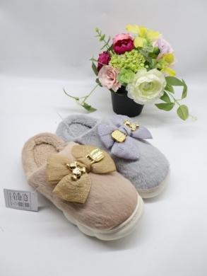 Kapcie damskie ocieplane (37-41) 5804 MIX