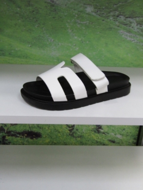 Klapki damskie na płaskim (36-41) 5115 WHITE