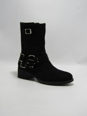Botki damskie na płaskim (36-41) C23-10 BLACK