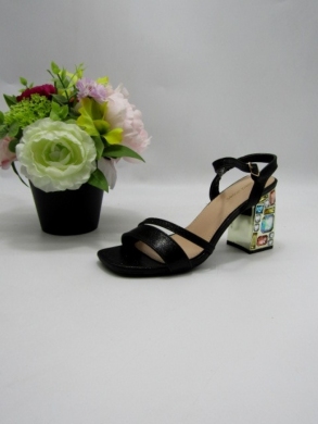 Sandały damskie na obcasie (36-41) 7397 BLACK