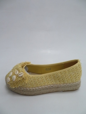 Baleriny damskie na płaskim (36-41) JEY-8 YELLOW