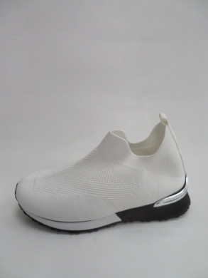 Buty sportowe damskie na płaskim (36-41) 2101 WHITE