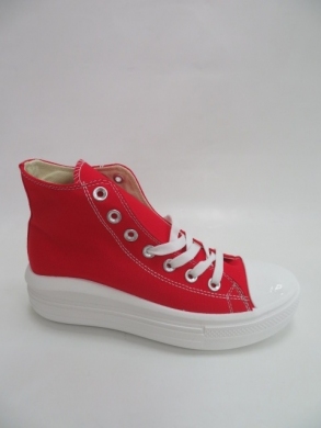 Trampki damskie na koturnie (36-41) 19211 RED