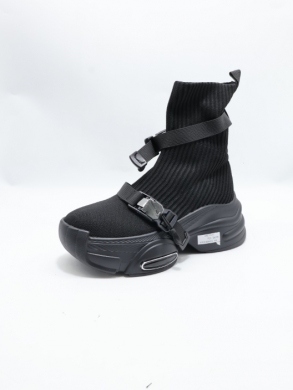 Botki damskie na płaskim (36-41) LG488 BLACK
