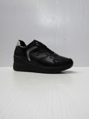 Buty sportowe damskie na koturnie (36-41) 5093 BLACK