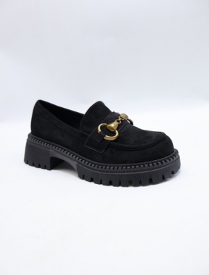 Mokasyny damskie na płaskim (36-41) 5275 BLACK