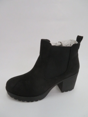 Botki damskie jesienne na obcasie (36-41) XT06 SU BLACK
