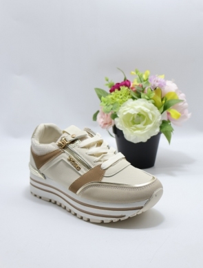 Buty sportowe damskie na płaskim (36-41) 0-1680 BEIGE
