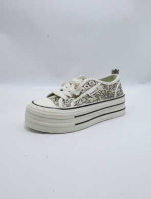 Trampki damskie na płaskim (35-40) BD-1 BEIGE