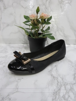 Baleriny damskie (36-41) HMS-152 BLACK/BLACK