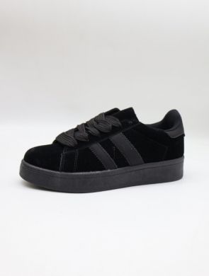 Buty sportowe damskie na płaskim (36-41) K-03 ALLBLACK