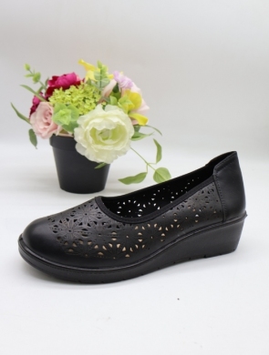 Półbuty damskie na koturnie (39-43) DX8119 BLACK