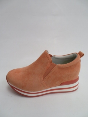 Półbuty damskie na koturnie (36-41) 7651 ORANGE