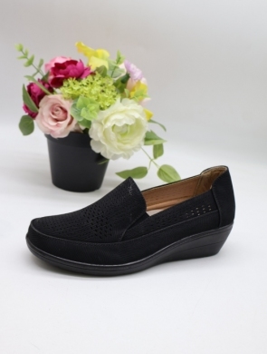 Półbuty damskie na koturnie (36-41) VR238 BLACK