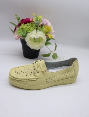 Mokasyny damskie na płaskim (36-41) 3604 YELLOW
