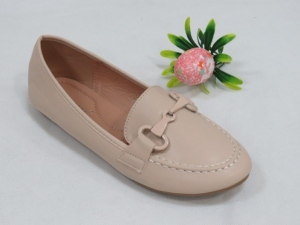 Mokasyny damskie na płaskim (36-41) TU212 BEIGE