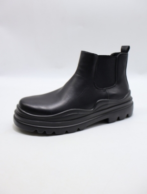 Botki damskie na płaskim (36-41) 215-2 BLACK