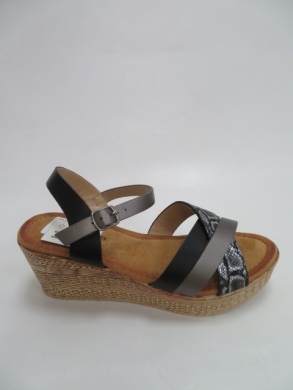 Sandały Damskie na koturnie (36-41) A-8 BLACK