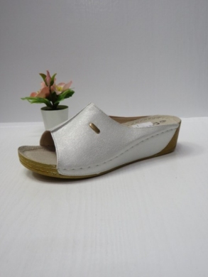 Klapki damskie na koturnie (36-41) C9901-12A SILVER
