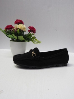 Mokasyny damskie na płaskim (36-41) 9334 BLACK