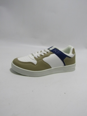 Buty sportowe damskie na płaskim (36-41) AD701 KHAKI/WHITE