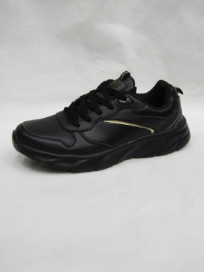 Buty sportowe damskie na płaskim (36-41) LXC 8422 BLACK