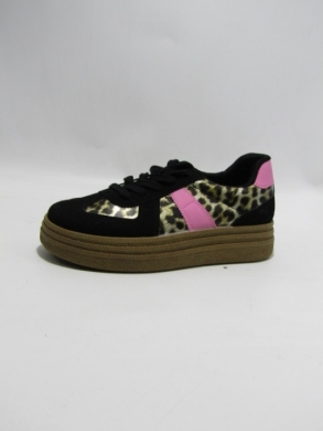 Buty sportowe damskie na płaskim (36-41) WL-012 BLACK