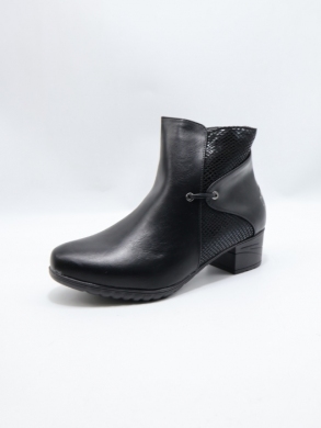 Botki damskie ocieplane na obcasie (36-41) HL61725 BLACK