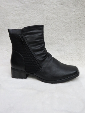 Botki damskie ocieplane na obcasie (36-42) 2688-1