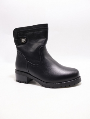 Botki damskie ocieplane na obcasie (36-41) CC2262-1