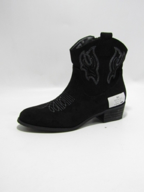 Botki damskie na obcasie (36-41) 8210 BLACK