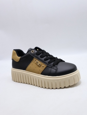 Buty sportowe damskie na płaskim (36-41) ALLS-17 BLACK