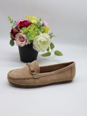 Mokasyny damskie na płaskim (36-41) 6358 KHAKI