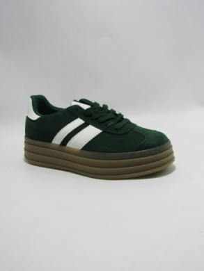 Buty sportowe damskie na płaskim (36-41) ZY-616 GREEN