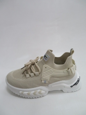 Sneakersy damskie niskie (36-41) B28 BEIGE
