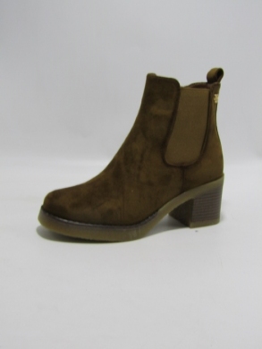 Botki damskie ocieplane na obcasie (36-41) SA3107-11 CAMEL