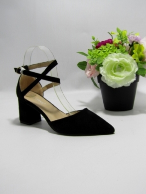 Sandały damskie na obcasie (36-41) 8338-239 BLACK