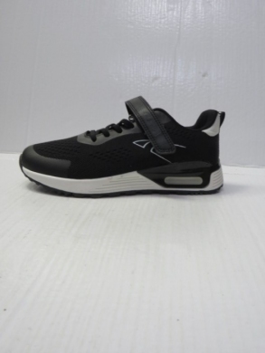 Buty sportowe chłopięce (32-37) EC266 BLACK/WHITE
