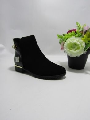 Botki damskie na płaskim (36-41) BL52 BLACK