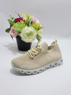 Buty sportowe damskie na płaskim (36-41) EV-341 ALLBEIGE