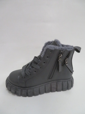 Sneakersy damskie ocieplane niskie (37-41) H30 GREY